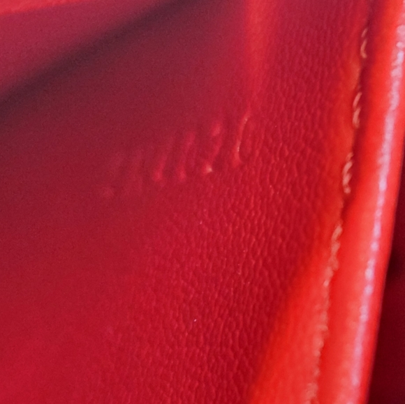 Louis Vuitton Vernis Leather Trousse Cosmetic Case bag Clutch Orange pochette - Picture 16 of 16